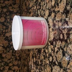 BBW Strawberry Pound Cake 3 wick scented candle